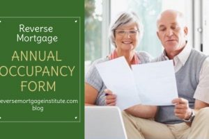 Reverse Mortgage Annual Occupancy Form